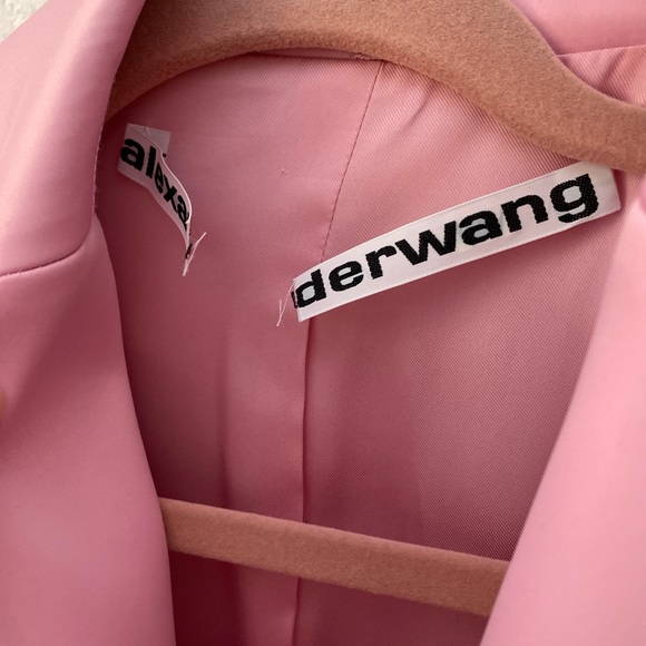 Like new Alexander Wang pink Belted Double Breasted Blazer Dress0 $995 - Picture 12 of 15